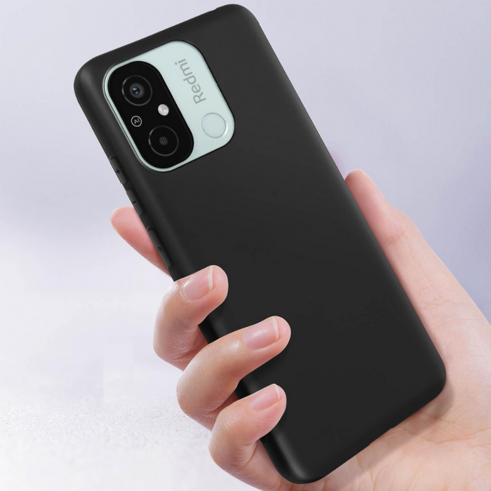Husa Silicon Xiaomi Redmi 12C - Negru [4]