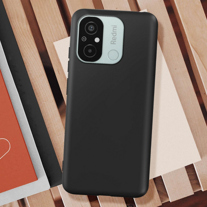 Husa Silicon Xiaomi Redmi 12C - Negru [3]