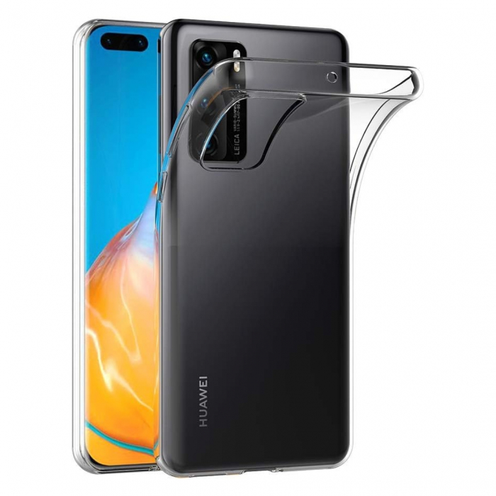 Husa silicon transparent compatibila Huawei P40 [5]