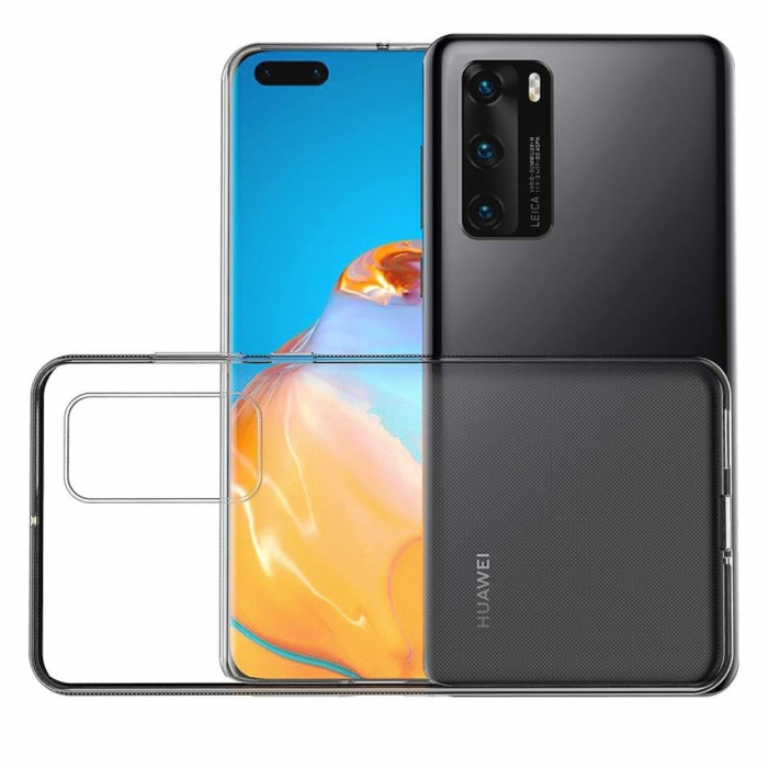 Husa silicon transparent compatibila Huawei P40 [4]