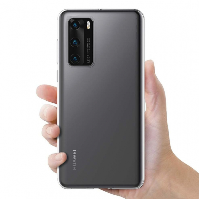 Husa silicon transparent compatibila Huawei P40 [3]