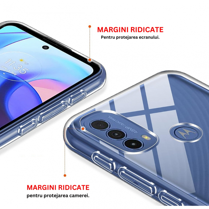 Husa silicon pentru Motorola Moto  E20 - Transparenta [8]