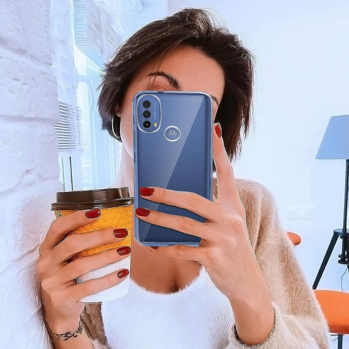 Husa silicon pentru Motorola Moto  E30 - Transparenta [6]