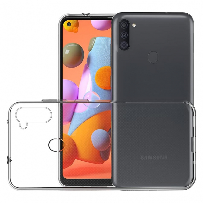 Husa silicon pentru Samsung Galaxy A11 - Transparenta [3]