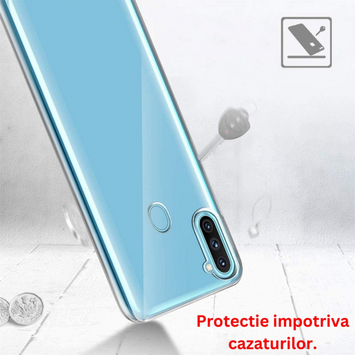 Husa silicon pentru Samsung Galaxy A11 - Transparenta [4]