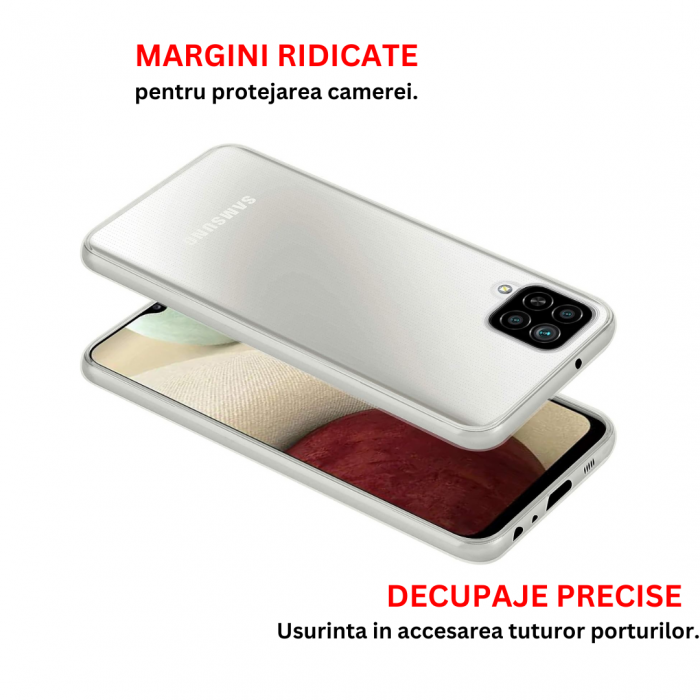 Husă silicon transparent compatibilă Samsung A12 [7]
