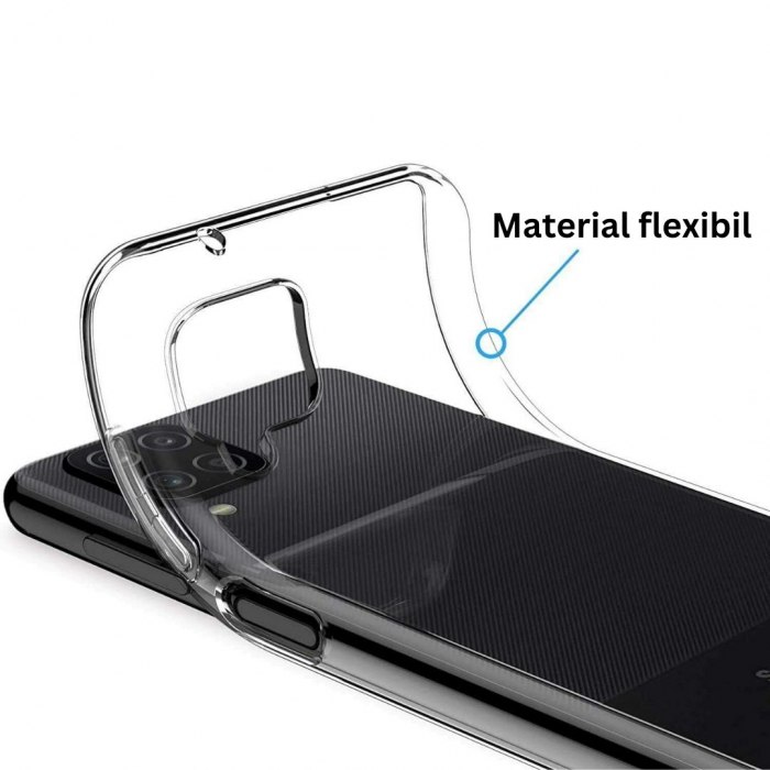 Husă silicon transparent compatibilă Samsung A12 [3]