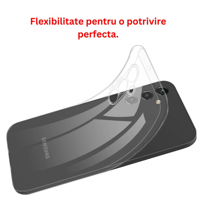 Husa silicon transparent compatibila Samsung A14 5G [2]