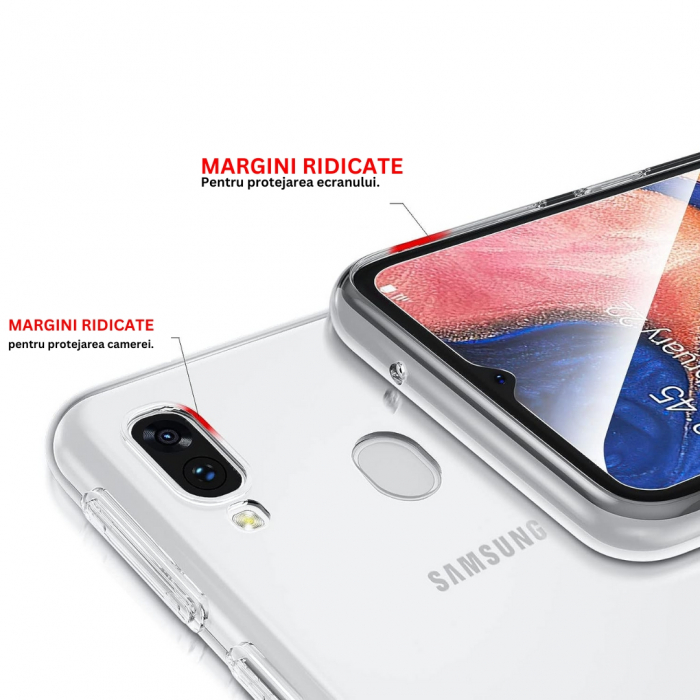 Husa silicon pentru Samsung Galaxy A20E - Transparenta [5]