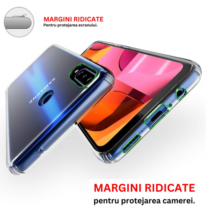 Husă silicon transparent compatibilă Samsung A20S [6]