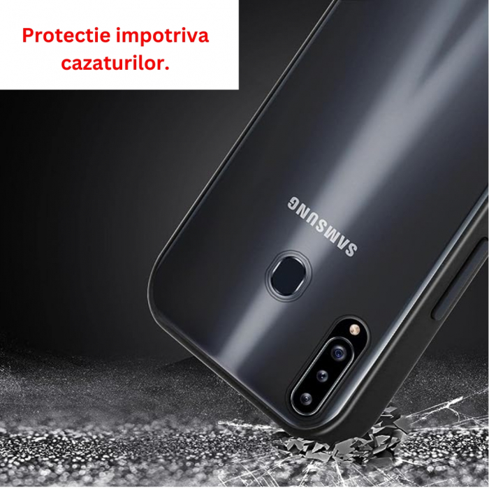 Husă silicon transparent compatibilă Samsung A20S [3]