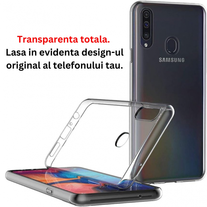 Husă silicon transparent compatibilă Samsung A20S [4]