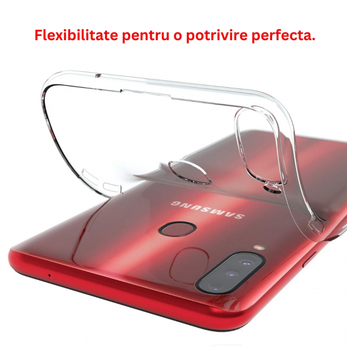 Husă silicon transparent compatibilă Samsung A20S [5]