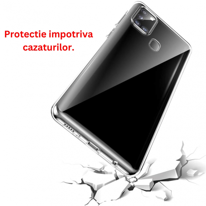 Husa silicon pentru Samsung Galaxy A21s - Transparenta [3]