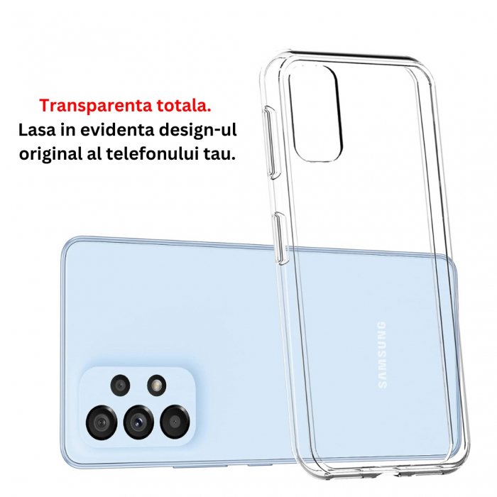 Husa silicon transparent compatibila Samsung A23 [4]