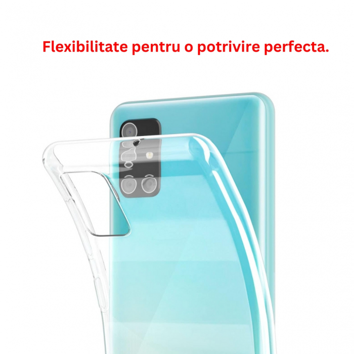 Husă silicon transparent compatibilă Samsung A51 [4]