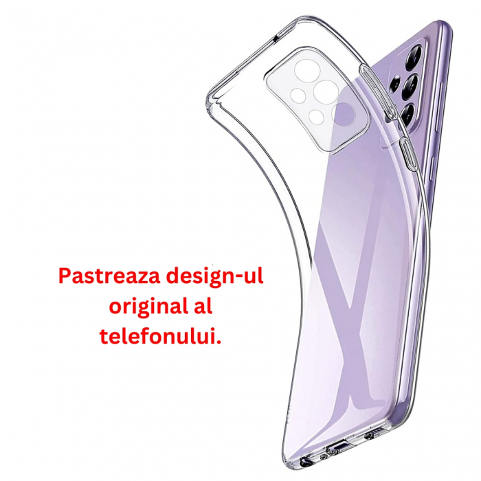 Husa silicon pentru Samsung Galaxy A52 5G - Transparenta [2]