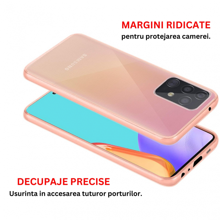 Husa silicon pentru Samsung Galaxy A52 5G - Transparenta [3]