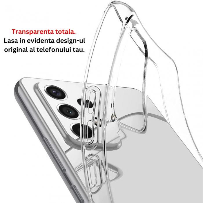 Husa silicon pentru Samsung Galaxy A53 5G - Transparenta [5]