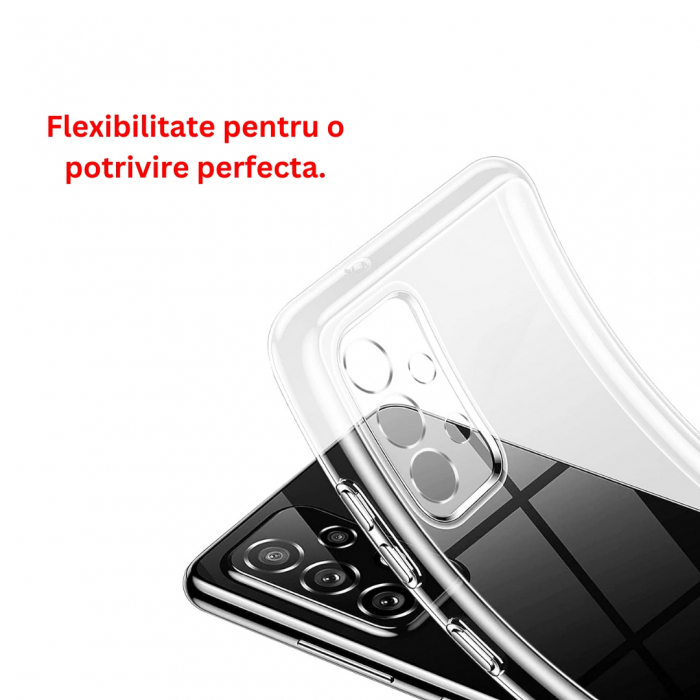 Husa silicon pentru Samsung Galaxy A53 5G - Transparenta [8]