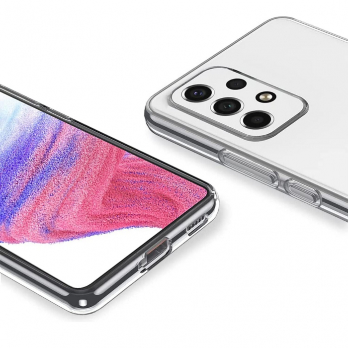 Husa silicon pentru Samsung Galaxy A53 5G - Transparenta [4]