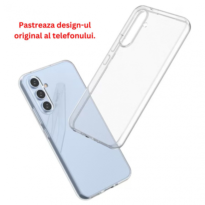 Husă silicon transparent compatibilă Samsung A54 [3]