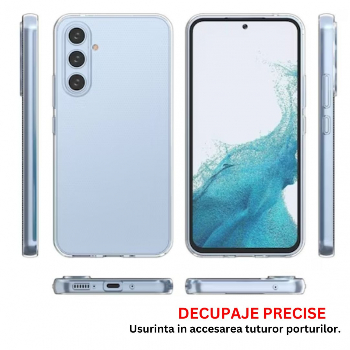 Husă silicon transparent compatibilă Samsung A54 [6]