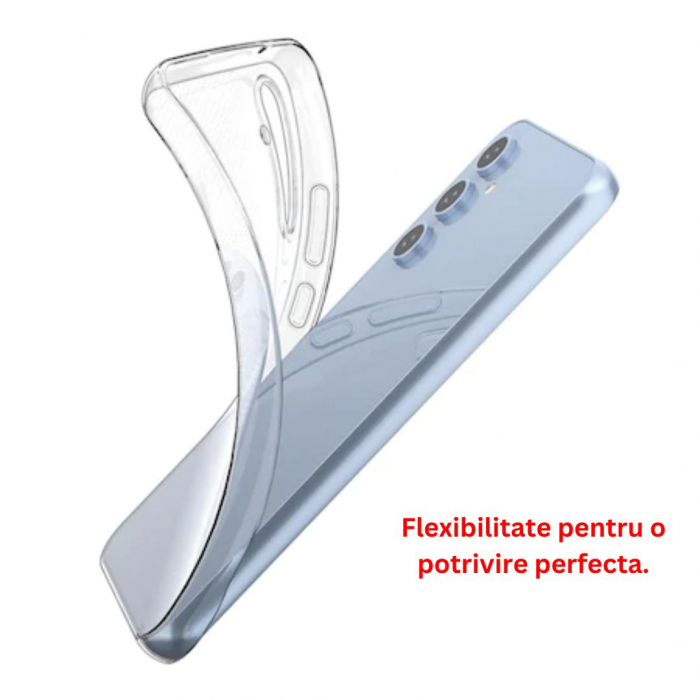 Husă silicon transparent compatibilă Samsung A54 [2]