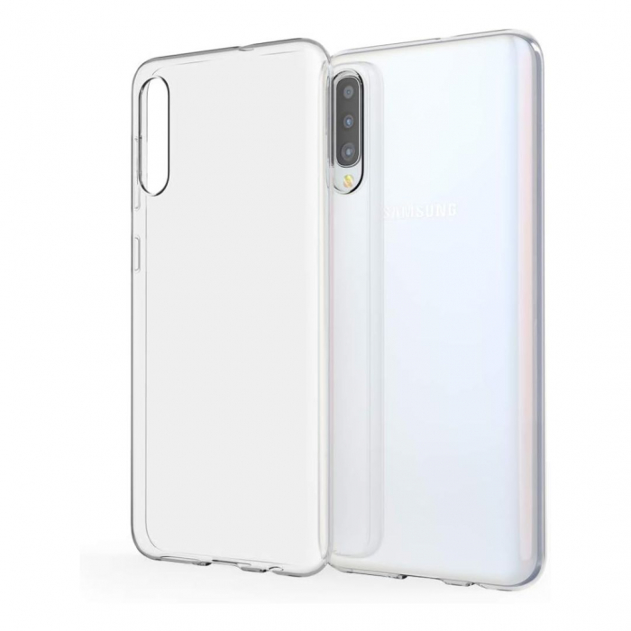 Husa silicon pentru Samsung Galaxy A70 - Transparenta [4]