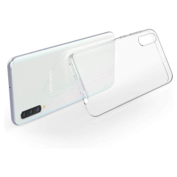 Husa silicon pentru Samsung Galaxy A70 - Transparenta [3]