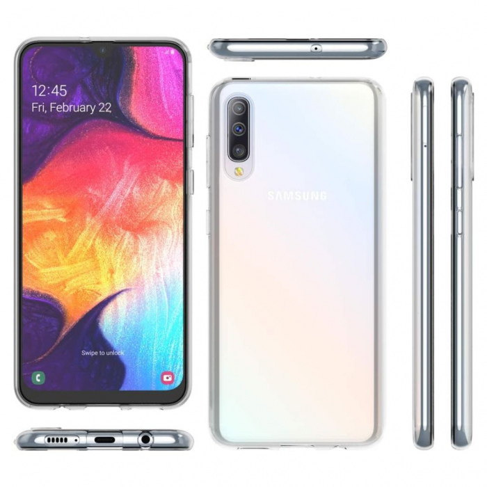 Husa silicon pentru Samsung Galaxy A70 - Transparenta [5]