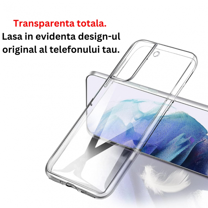 Husa silicon pentru Samsung Galaxy S21 Plus - Transparenta [6]