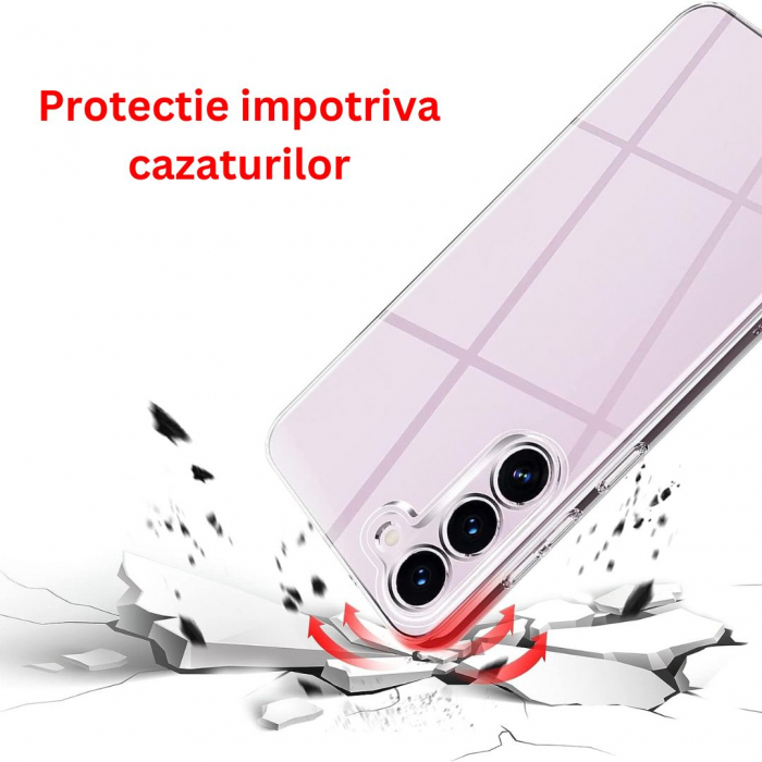 Husă silicon transparent compatibilă Samsung S23 [4]