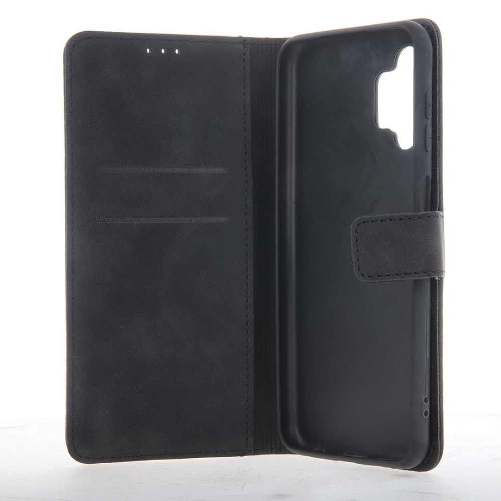 Husa tip carte pentru Motorola Moto E13 Smart Velvet cu suport si buzunare pentru carduri - Piele Ecologica Mata [3]