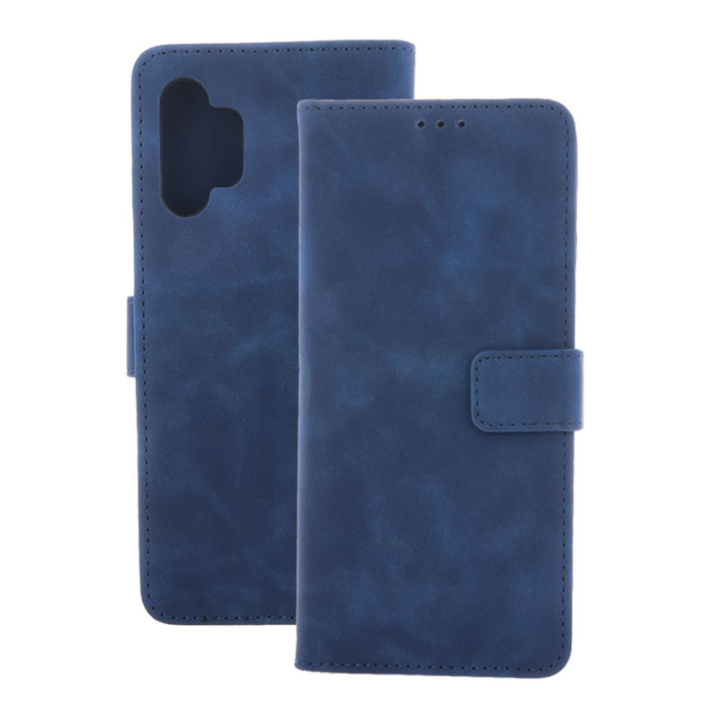 Husa tip carte pentru Motorola Moto E13 Smart Velvet cu suport si buzunare pentru carduri - Piele Ecologica Mata [5]