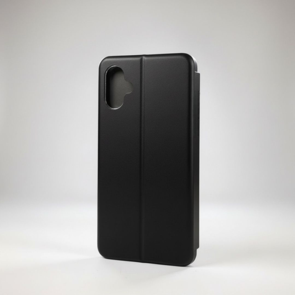 Husa tip carte pentru Samsung Galaxy A06 cu inchidere magnetica, Rezistenta la socuri, Functie de suport, Protectie completa (fata+spate) - Negru [3]