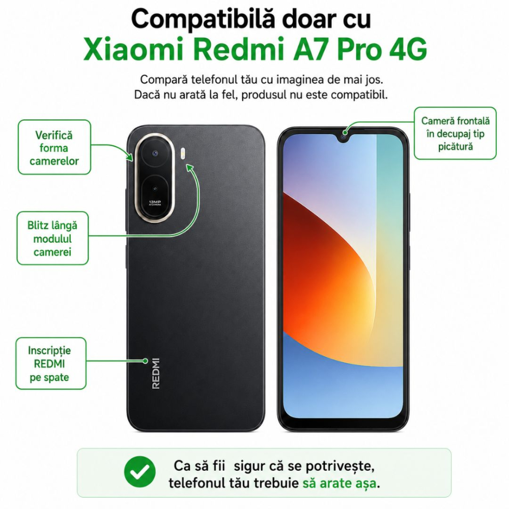 Husa tip carte pentru Xiaomi Redmi A7 PRO 4G cu functie stand si buzunare interioare [2]