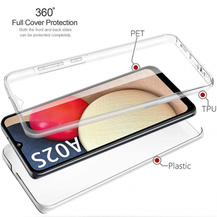 Husa transparenta 360 (fata+spate) compatibila Samsung A02S [5]