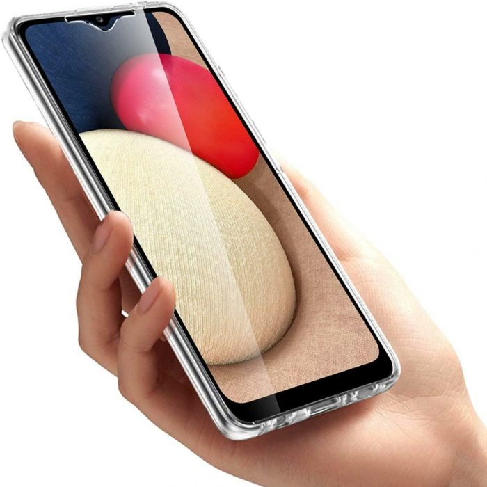 Husa transparenta 360 (fata+spate) compatibila Samsung A02S [2]