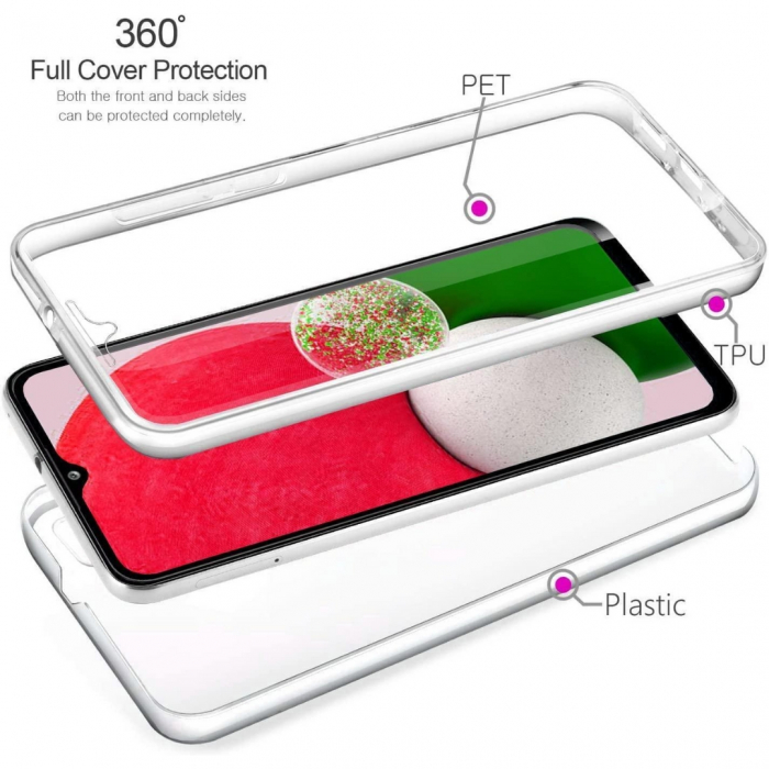 Husa transparenta 360 (fata+spate) compatibila Samsung A03S [4]