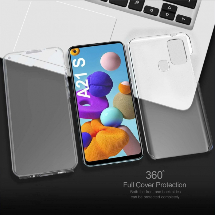 Husa transparenta 360 (fata+spate) compatibila Samsung A21S [5]