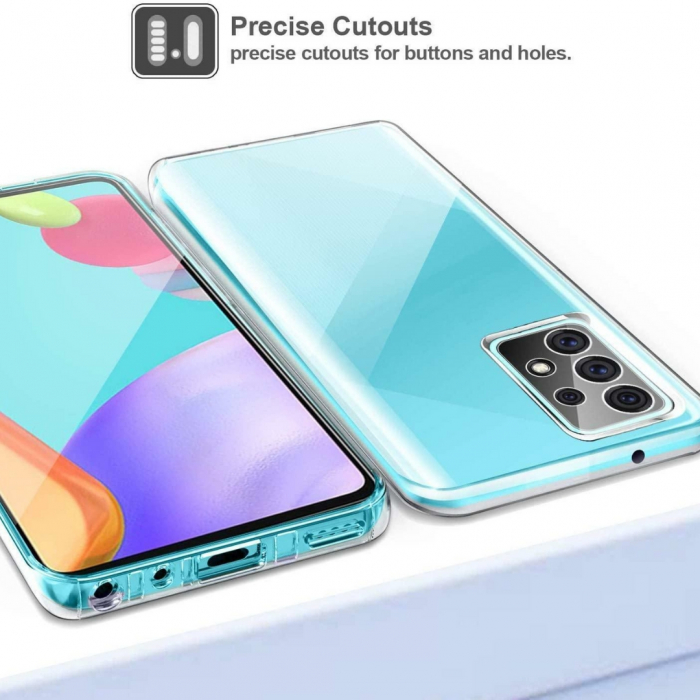 Husa transparenta 360 (fata+spate) compatibila Samsung A52 5G [4]