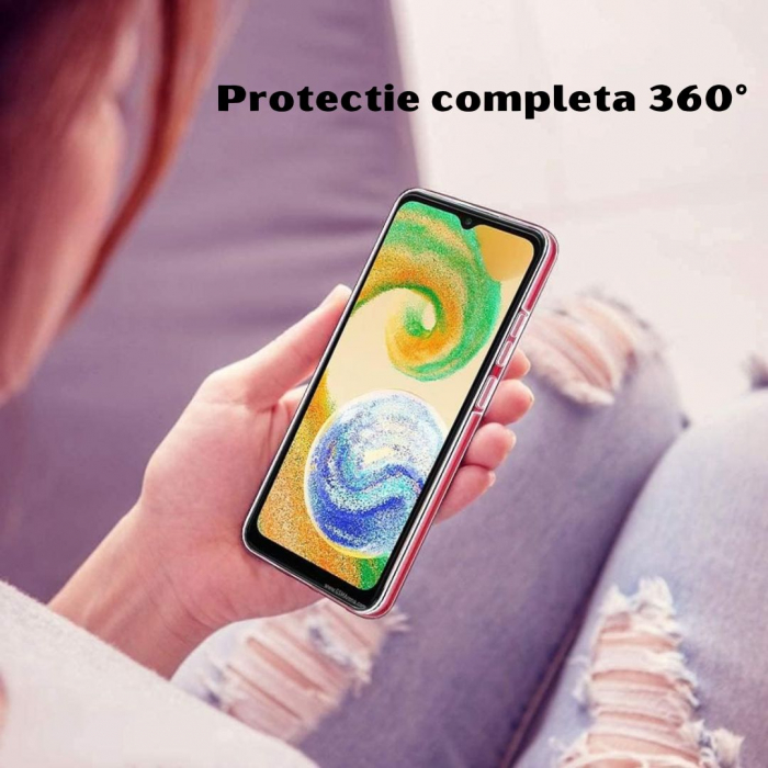 Husa transparenta 360 (fata+spate) pentru Samsung Galaxy A04S [4]