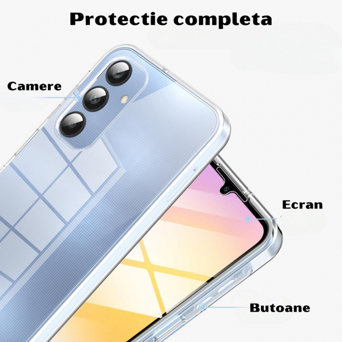 Husa transparenta 360 (fata+spate) pentru Samsung Galaxy A05S [4]