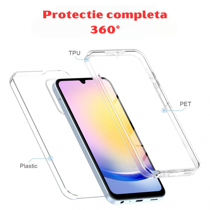 Husa transparenta 360 (fata+spate) pentru Samsung Galaxy A35 [2]