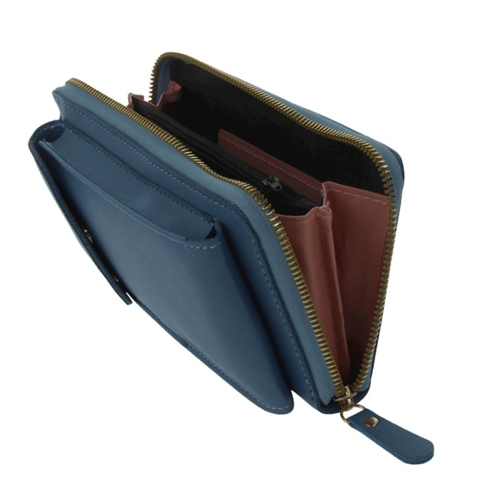 Husa universala pentru telefon, tip portofel, cu bareta de umar reglabila [7]