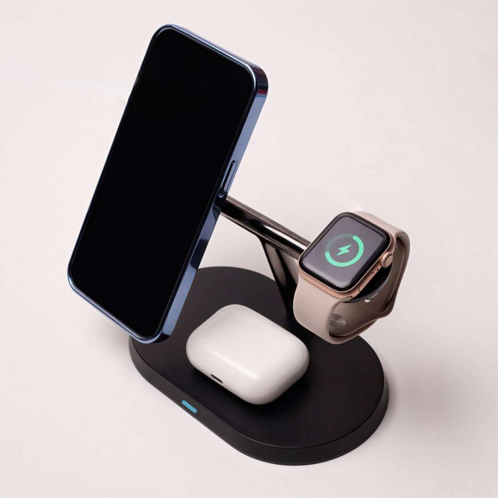 Incarcator Wireless 3 in 1 - Maxlife [4]