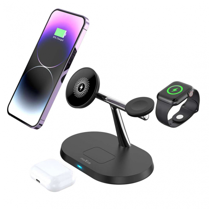 Incarcator Wireless 3 in 1 - Maxlife [2]