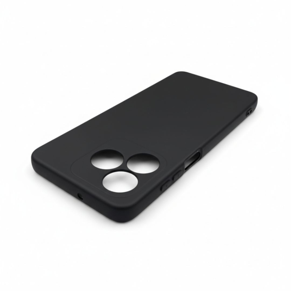 Pachet protecție completă pentru Honor X5c Plus, Husă silicon + Folie de sticlă securizată - Negru [8]