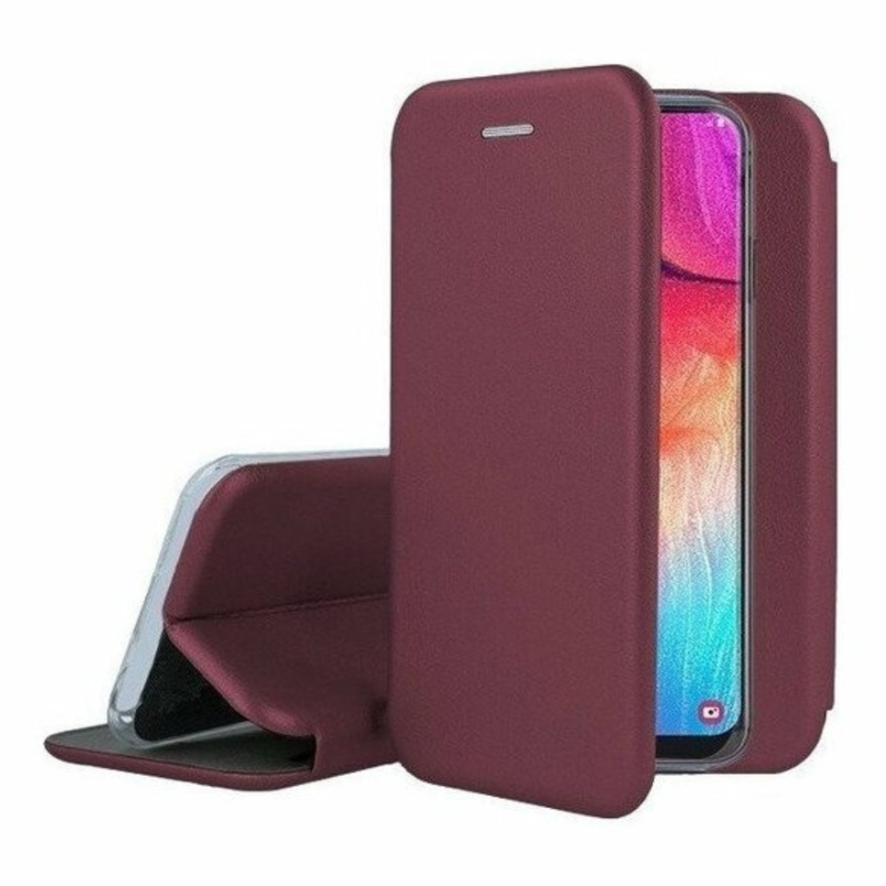 Pachet protectie completa pentru Samsung A54 - Husa Tip Carte + Folie protectie sticla - Visiniu [2]